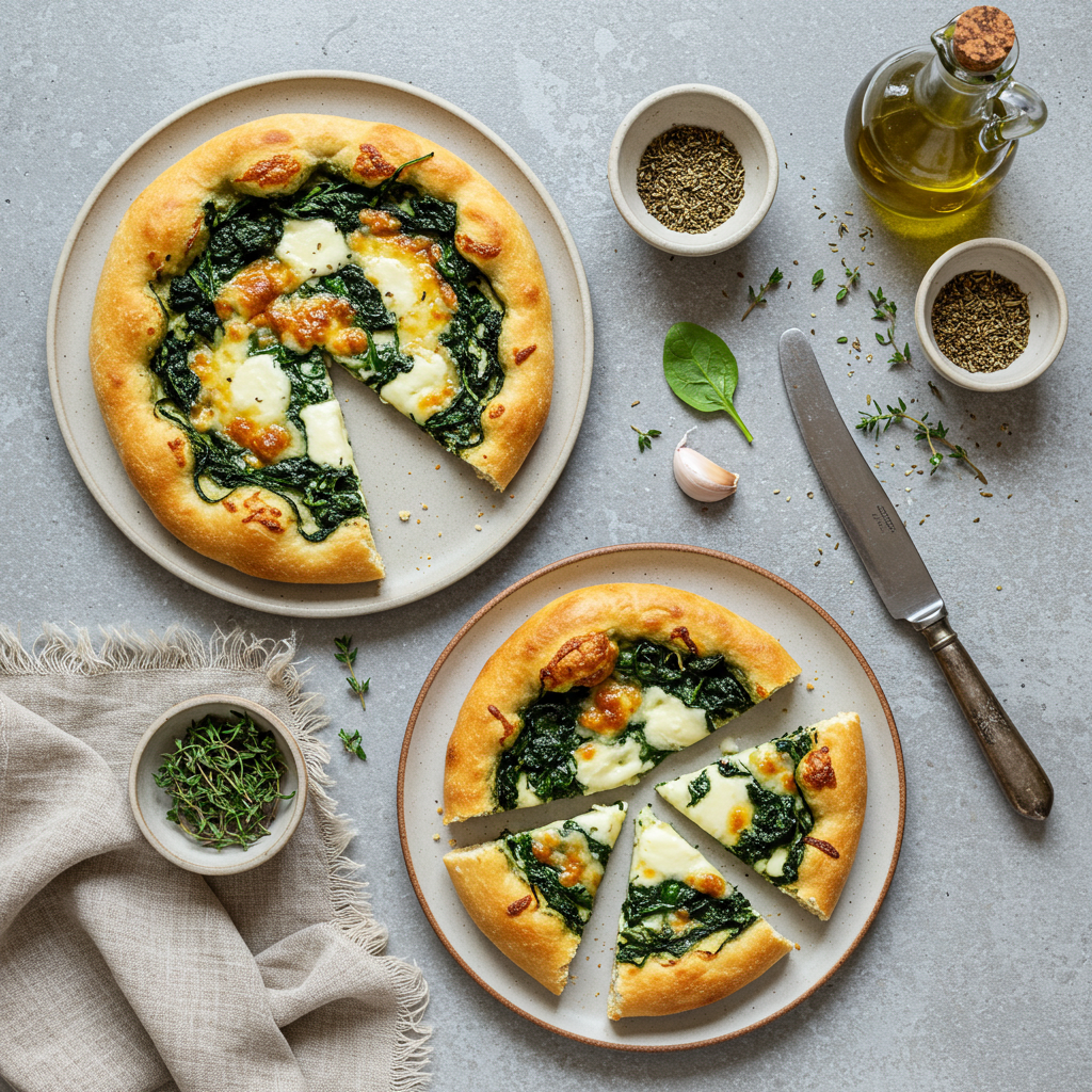 Spinach Manakish