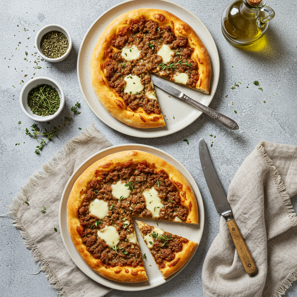 Minced Meat Manakish