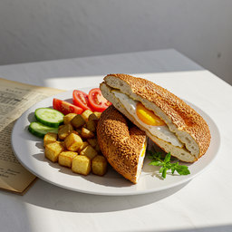 سميط بيض سادة