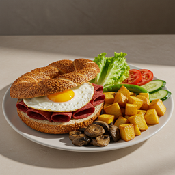 سميك بيض سلامي